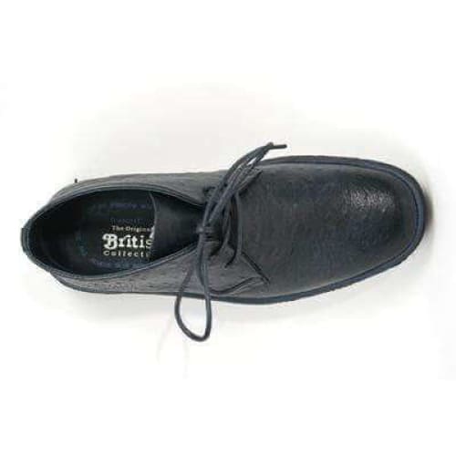 British Walkers Playboy Men's Navy Ostrich Leather Chukka Boots Shoes by British Walkers – Don't Panic Shoes