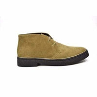Thumbnail for British Walkers Playboy Men’s Olive Green Suede Chukka Boots