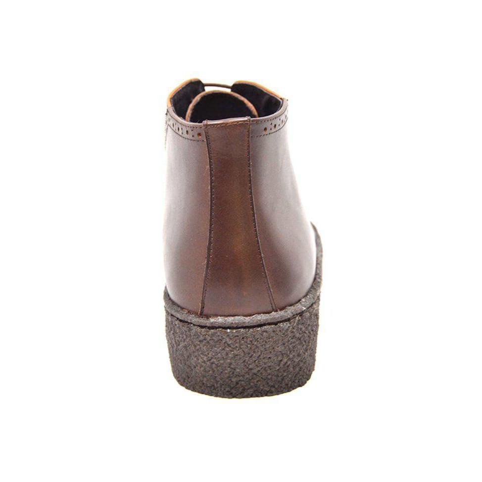 British Walkers Playboy Men's Tan And Brown Leather High Top Wingtips Chukka Boots Shoes by British Walkers – Don't Panic Shoes