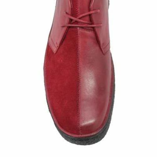 British Walkers Playboy Men's Wine Red Leather And Suede Split Toe Chukka Boots Shoes by British Walkers – Don't Panic Shoes