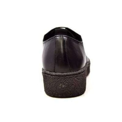 BritiSh Walkers Playboy Original – Black Leather Men’s Low - Top Crepe Oxford | Heritage Craft With Sleek Modern Detail Shoes by British Walkers – Don't Panic Shoes