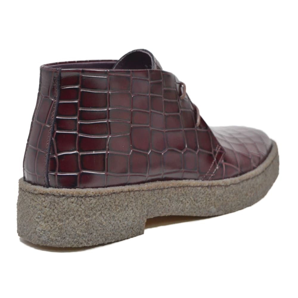 BritiSh Walkers Playboy Original Croc Men’s Limited Edition Crocodile Leather Chukka Boots – HAndcrafted Icon Of Exotic Luxury and Timeless British Style Shoes by British Walkers – Don't Panic Shoes