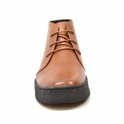 British Walkers Playboy Original High Top Men's Cognac Leather Chukka Boots Shoes by British Walkers – Don't Panic Shoes