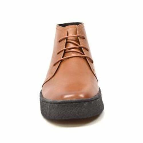 British Walkers Playboy Original High Top Men's Cognac Leather Chukka Boots Shoes by British Walkers – Don't Panic Shoes