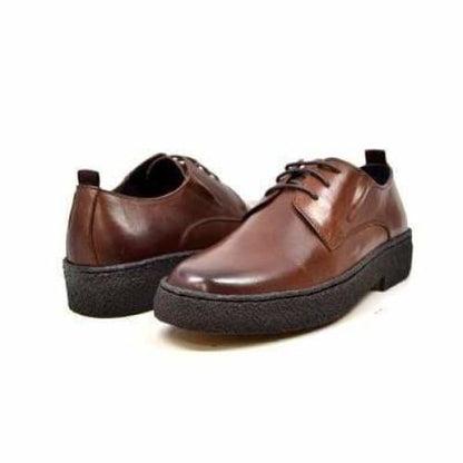 British Walkers Playboy Original Low Top Men's Brown Leather Crepe Sole Oxfords Shoes by British Walkers – Don't Panic Shoes