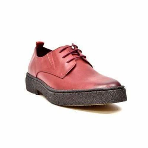 British Walkers Playboy Original Low Top Men's Burgundy Leather Crepe Sole Oxfords Shoes by British Walkers – Don't Panic Shoes