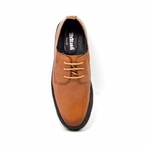 British Walkers Playboy Original Low Top Men's Cognac Leather Crepe Sole Oxfords Shoes by British Walkers – Don't Panic Shoes