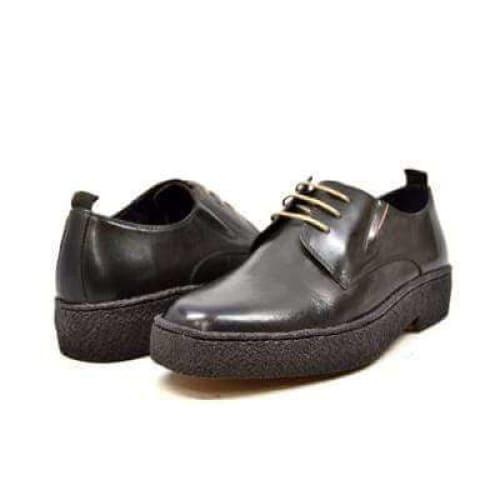 British Walkers Playboy Original Low Top Men's Olive Green Leather Crepe Sole Oxfords Shoes by British Walkers – Don't Panic Shoes