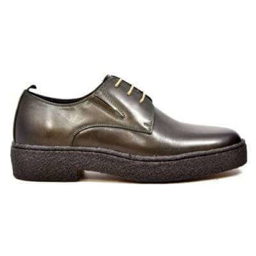 British Walkers Playboy Original Low Top Men's Olive Green Leather Crepe Sole Oxfords Shoes by British Walkers – Don't Panic Shoes
