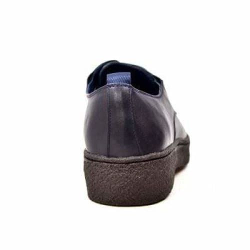 BritiSh Walkers Playboy Original – Navy Leather Men’s Low - Top Oxford | Crepe - Sole Heritage Craft With Modern Clean Style Shoes by British Walkers – Don't Panic Shoes