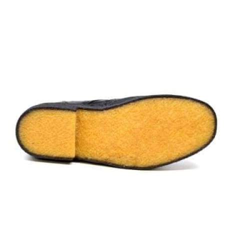 British Walkers Playboy Original Ostrich Wingtip Men's Black Leather And Ostrich High Tops Chukka Boots Shoes by British Walkers – Don't Panic Shoes