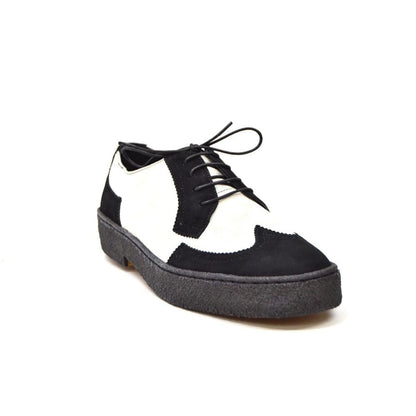 BritiSh Walkers Playboy Original – Suede Men’s Low - Top Wingtip Oxford | Crepe - Sole Heritage Craft With Vintage ’80s Swagger Shoes by British Walkers – Don't Panic Shoes