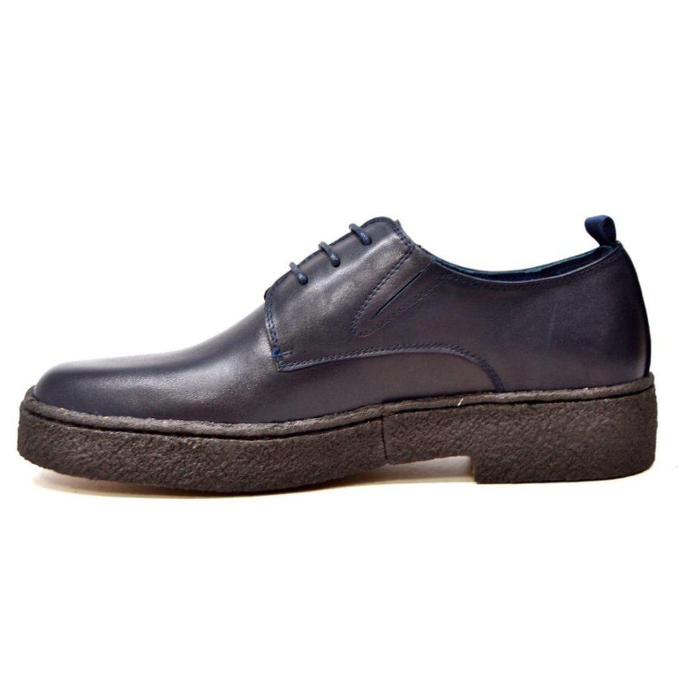 BritiSh Walkers Playboy Originals – Leather Men’s Low - Top Crepe Oxford | Heritage Comfort Craft With Clean Modern Style Shoes by British Walkers – Don't Panic Shoes