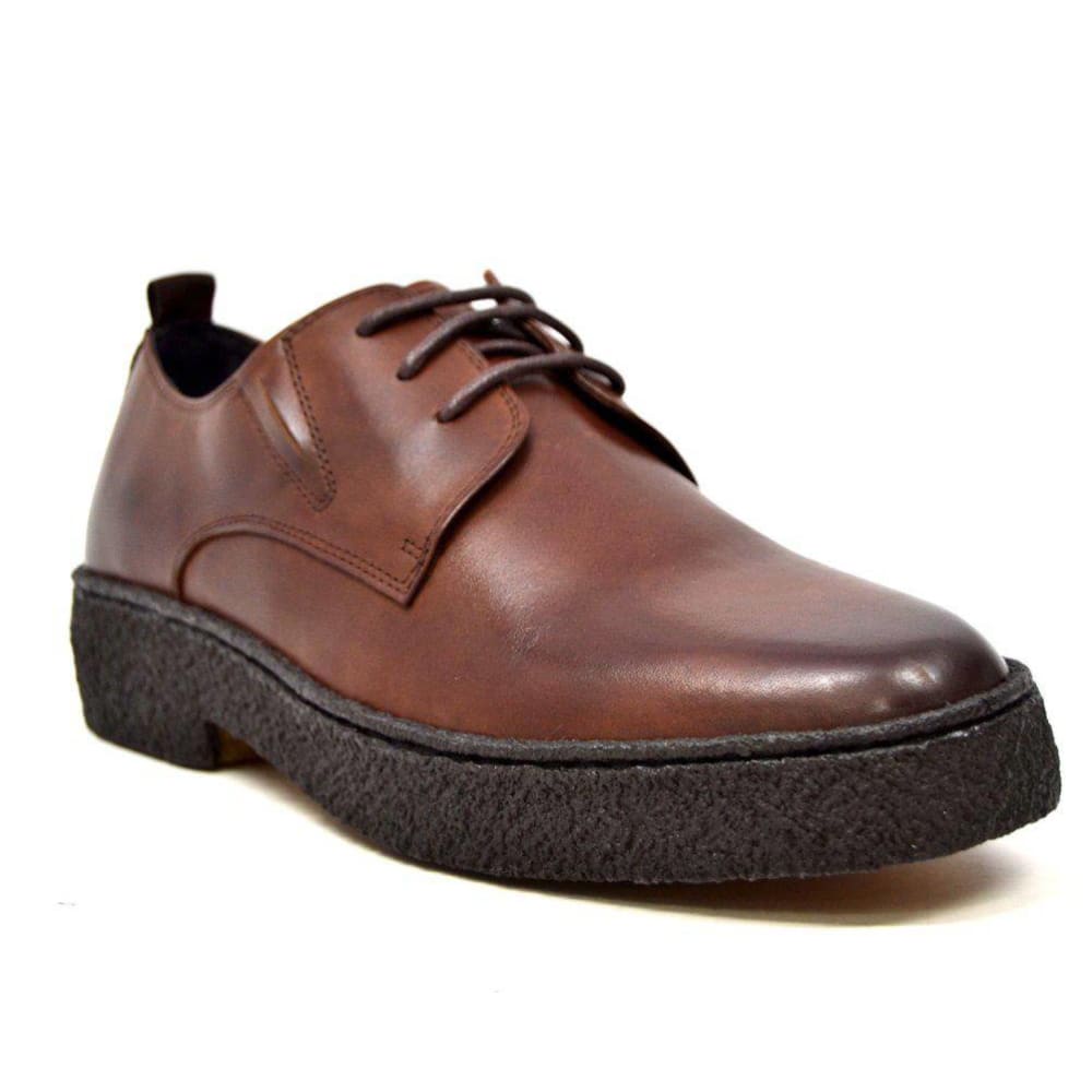 BritiSh Walkers Playboy Originals – Leather Men’s Low - Top Crepe Oxford | Heritage Comfort Craft With Clean Modern Style Shoes by British Walkers – Don't Panic Shoes