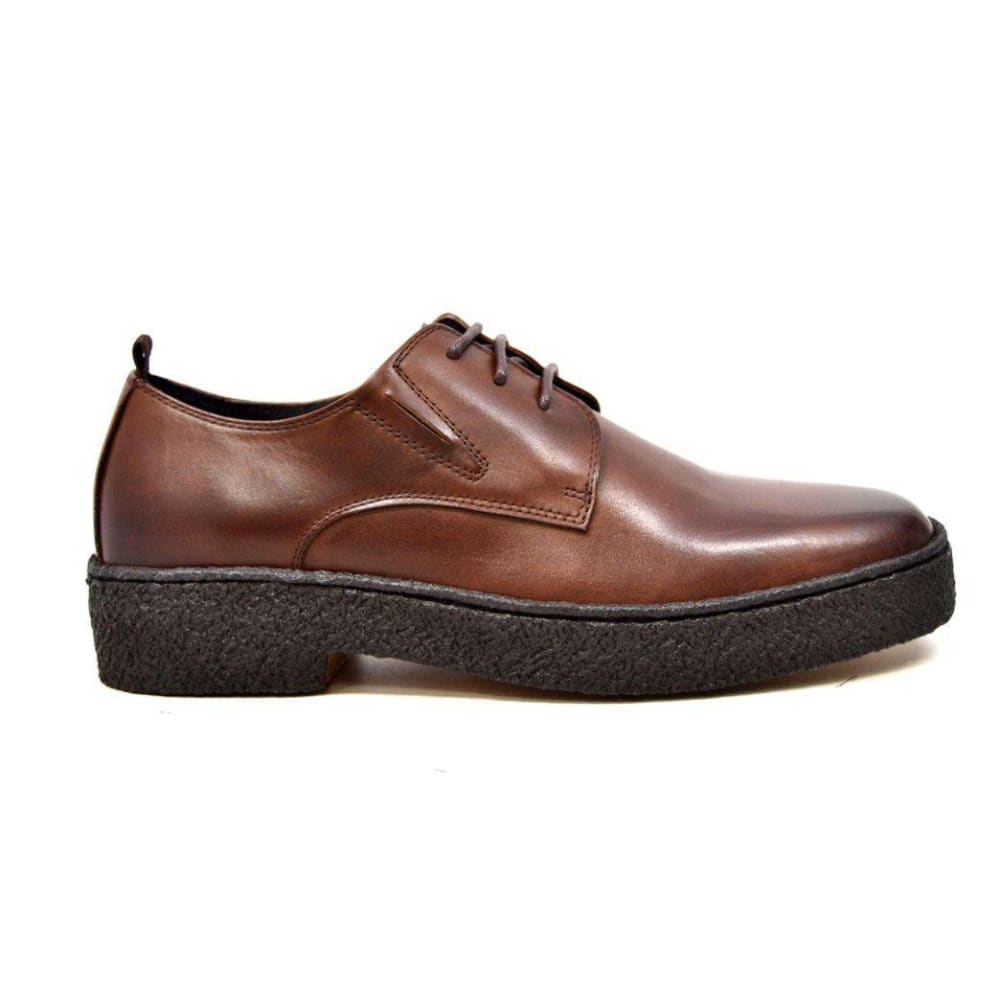 BritiSh Walkers Playboy Originals – Leather Men’s Low - Top Crepe Oxford | Heritage Comfort Craft With Clean Modern Style Shoes by British Walkers – Don't Panic Shoes