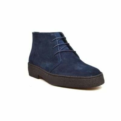 BritiSh Walkers Playboy Originals – Navy Suede Men’s Chukka Boot | Classic Heritage Craft With Clean Modern Style Shoes by British Walkers – Don't Panic Shoes