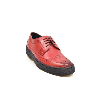 British Walkers Playboy Originals Wingtips Men's Brick Red Leather Low Cut Oxfords Shoes by British Walkers – Don't Panic Shoes