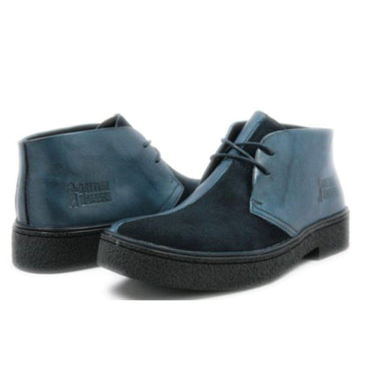 British Walkers Playboy Split Toe Men's Leather And Suede Chukka Boots Shoes by British Walkers – Don't Panic Shoes