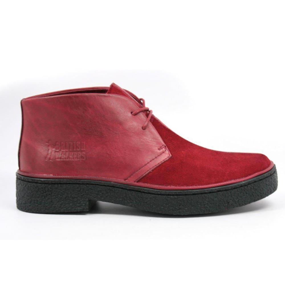 British Walkers Playboy Split Toe Men's Leather And Suede Chukka Boots Shoes by British Walkers – Don't Panic Shoes