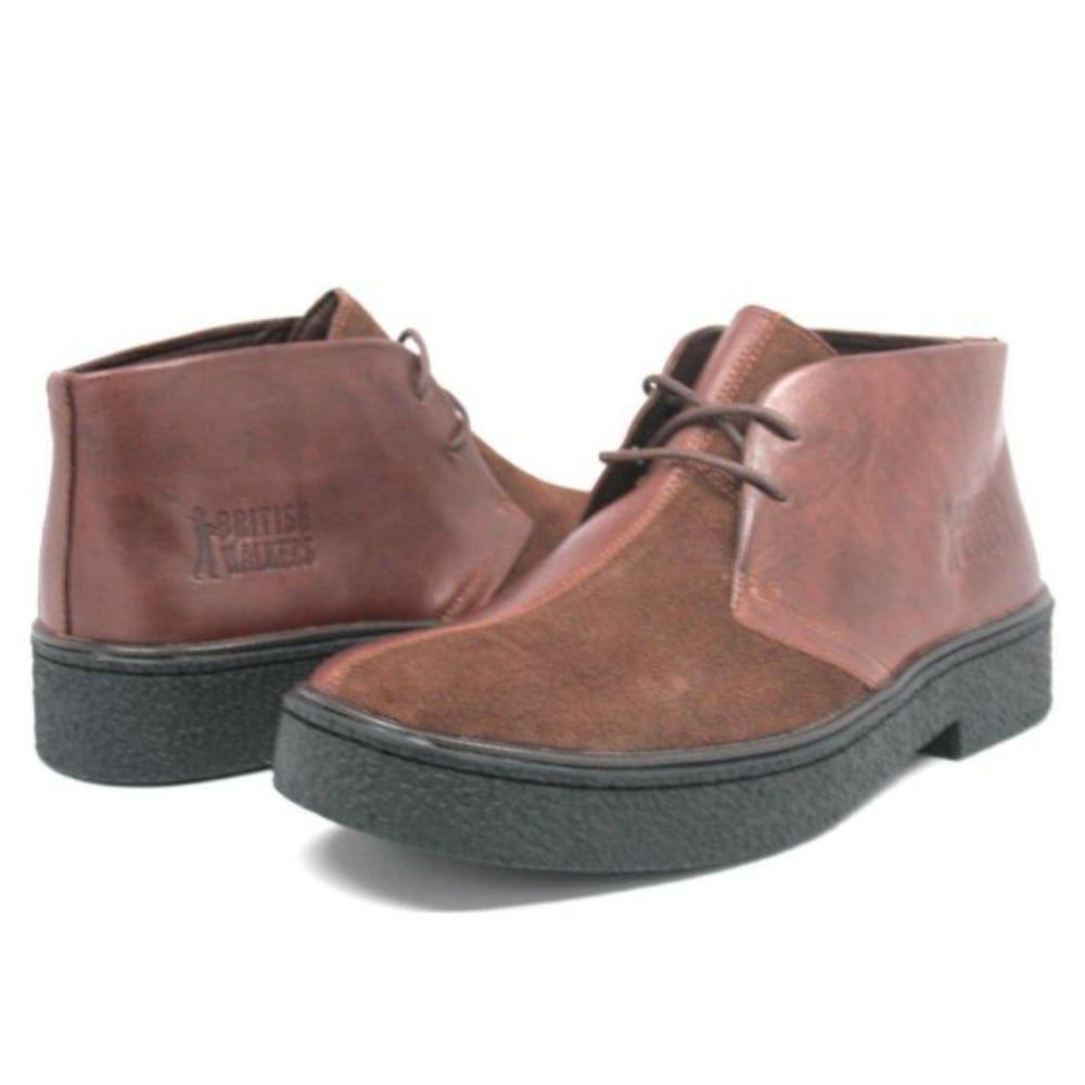 British Walkers Playboy Split Toe Men's Leather And Suede Chukka Boots Shoes by British Walkers – Don't Panic Shoes