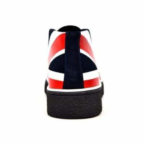 British Walkers Playboy Union Jack Men's Red White And Blue Suede Chukka Boots Shoes by British Walkers – Don't Panic Shoes