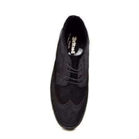 Thumbnail for British Walkers Playboy Wingtip Men’s Two Tone Black Leather