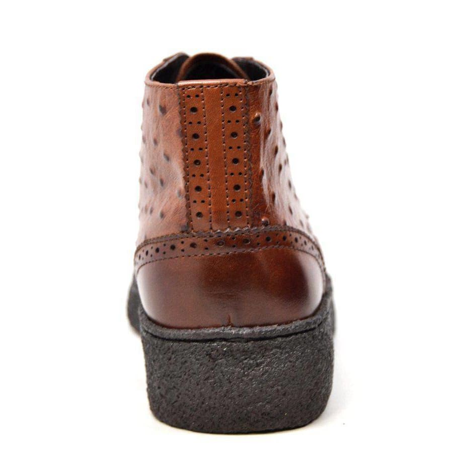 BritiSh Walkers Playboy Wingtip – Ostrich Leather Men’s Limited Edition Chukka Boot | Exotic Heritage Craft With Premium Luxe Detail Shoes by British Walkers – Don't Panic Shoes