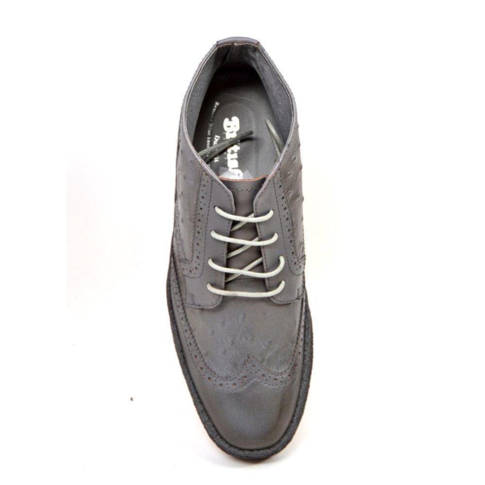 BritiSh Walkers Playboy Wingtip – Ostrich Leather Men’s Limited Edition Chukka Boot | Exotic Heritage Craft With Premium Luxe Detail Shoes by British Walkers – Don't Panic Shoes