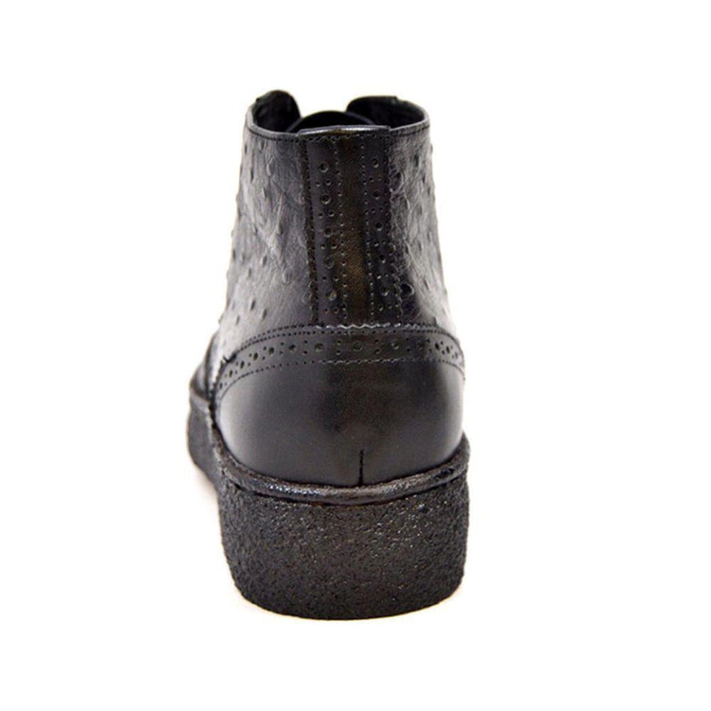 BritiSh Walkers Playboy Wingtip – Ostrich Leather Men’s Limited Edition Chukka Boot | Exotic Heritage Craft With Premium Luxe Detail Shoes by British Walkers – Don't Panic Shoes