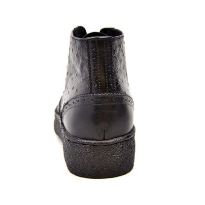 BritiSh Walkers Playboy Wingtip – Ostrich Leather Men’s Limited Edition Chukka Boot | Exotic Heritage Craft With Premium Luxe Detail Shoes by British Walkers – Don't Panic Shoes
