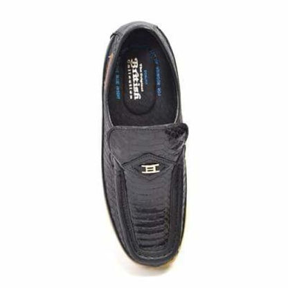 British Walkers Power Men's Black Skin Leather Shoes by British Walkers – Don't Panic Shoes