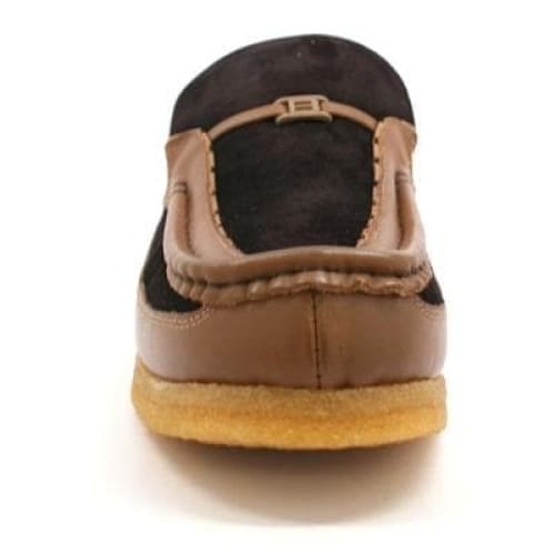 British Walkers Power Men’s Brown And Tan Leather Crepe Sole