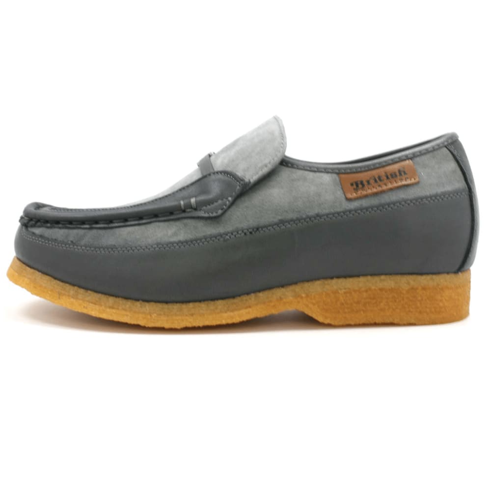 British Walkers Power Men's Crepe Sole Leathe And Suede Slip On Shoes Shoes by British Walkers – Don't Panic Shoes