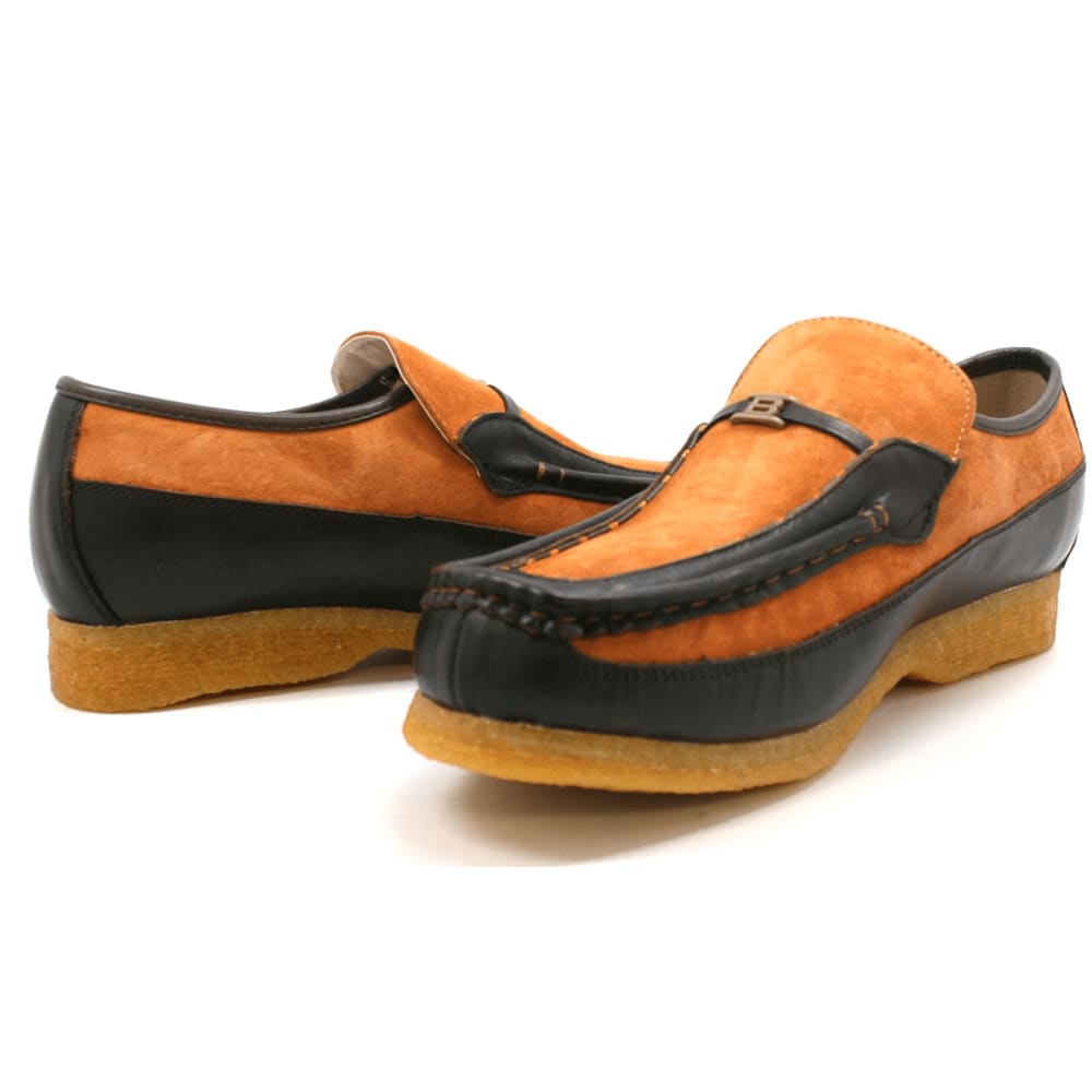 British Walkers Power Men's Crepe Sole Leathe And Suede Slip On Shoes Shoes by British Walkers – Don't Panic Shoes