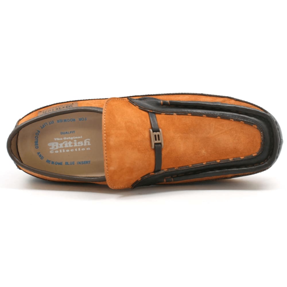 British Walkers Power Men's Crepe Sole Leathe And Suede Slip On Shoes Shoes by British Walkers – Don't Panic Shoes