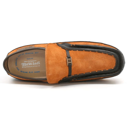 British Walkers Power Men's Crepe Sole Leathe And Suede Slip On Shoes Shoes by British Walkers – Don't Panic Shoes