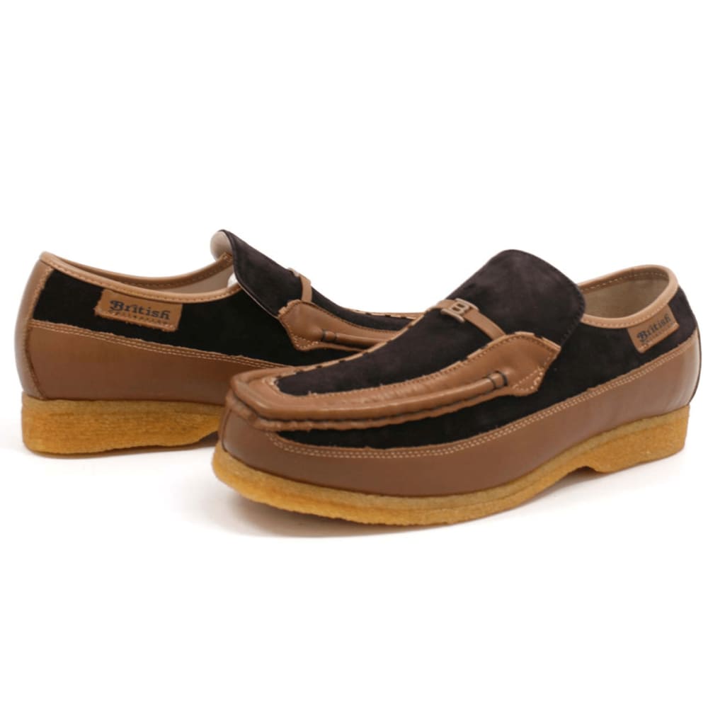 British Walkers Power Men's Crepe Sole Leathe And Suede Slip On Shoes Shoes by British Walkers – Don't Panic Shoes