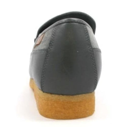 British Walkers Power Men's Grey Suede Old School Slip On Shoes by British Walkers – Don't Panic Shoes