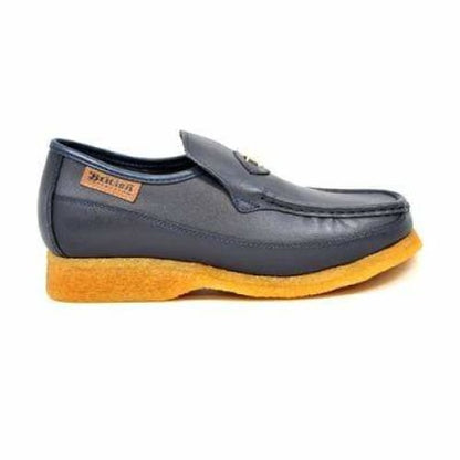 British Walkers Power Men's Navy Leather Shoes by British Walkers – Don't Panic Shoes