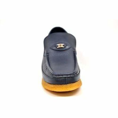 British Walkers Power Men's Navy Leather Shoes by British Walkers – Don't Panic Shoes