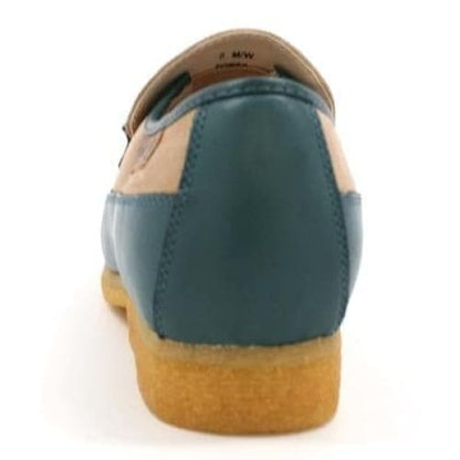 British Walkers Power Men's Tan And Blue Suede Crepe Sole Slip Ons Shoes by British Walkers – Don't Panic Shoes