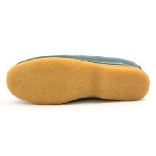 British Walkers Power Men's Tan And Blue Suede Crepe Sole Slip Ons Shoes by British Walkers – Don't Panic Shoes