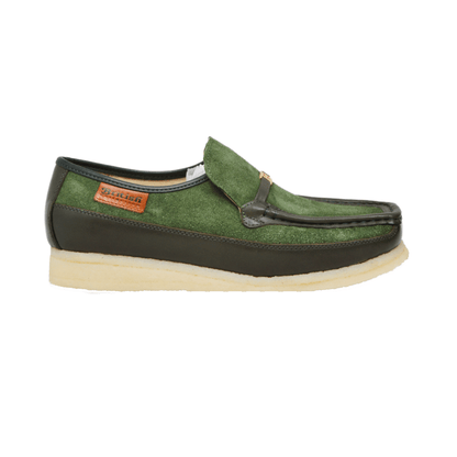 BritiSh Walkers Power Plus – Leather & Suede Men’s Crepe Sole Slip - On | Elegant Mixed - Material Craft With Classic Heritage Comfort Slip On by British Walkers – Don't Panic Shoes