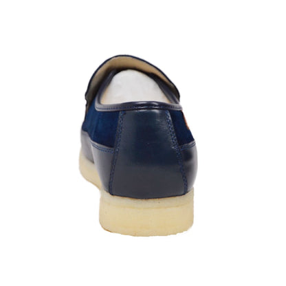 BritiSh Walkers Power Plus – Leather & Suede Men’s Crepe Sole Slip - On | Handcrafted Mixed - Material Comfort With Classic Heritage Style Shoes by British Walkers – Don't Panic Shoes