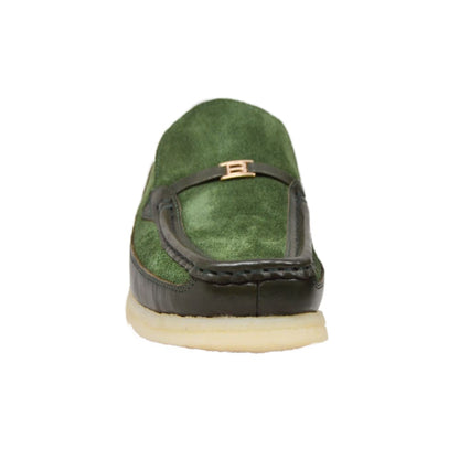 BritiSh Walkers Power Plus – Leather & Suede Men’s Crepe Sole Slip - On | Handcrafted Mixed - Material Comfort With Classic Heritage Style Shoes by British Walkers – Don't Panic Shoes