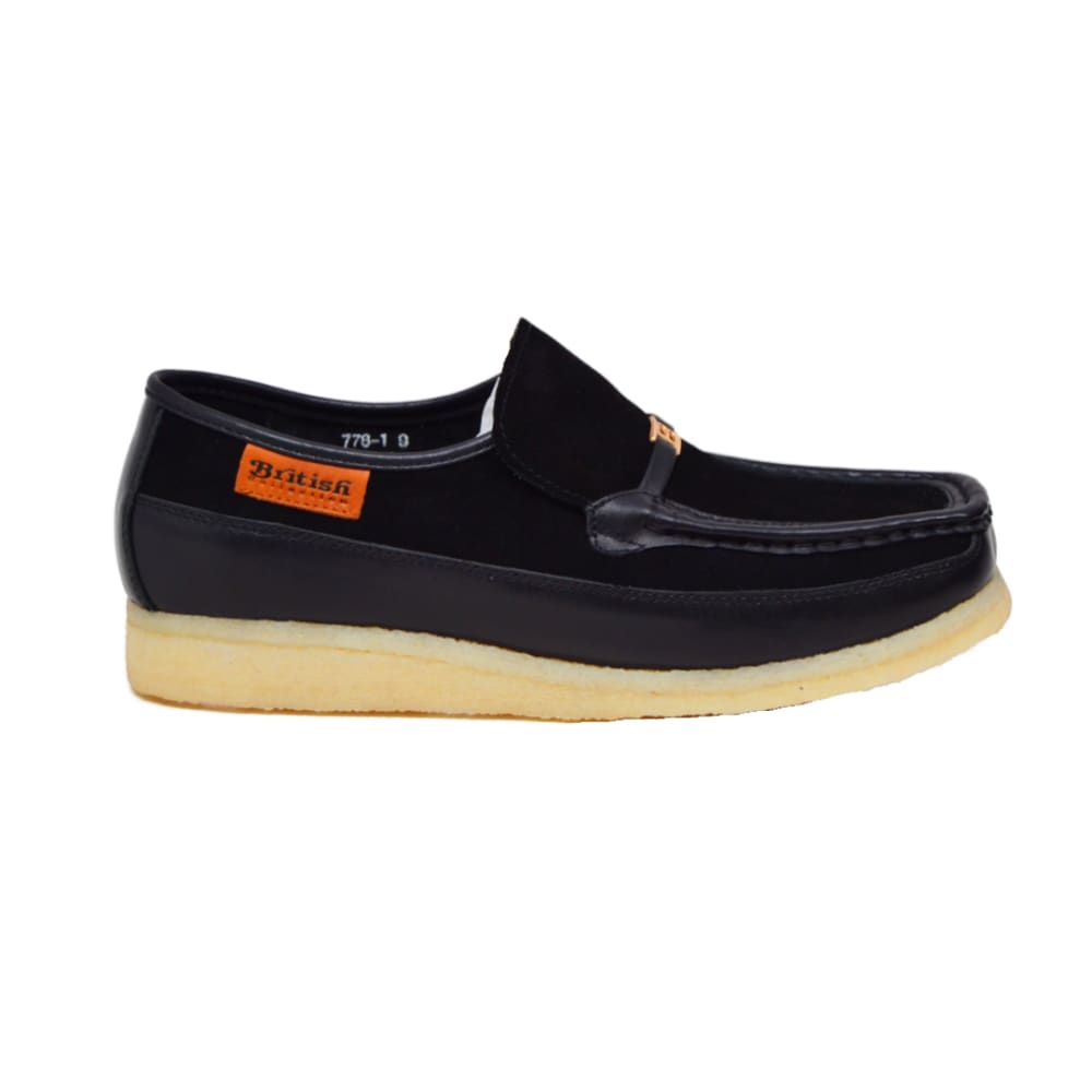 British Walkers Power Plus Slip On Men’s Leather And Suede
