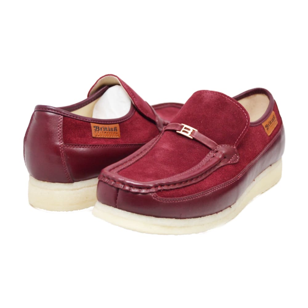 British Walkers Power Plus Slip On Men’s Leather And Suede