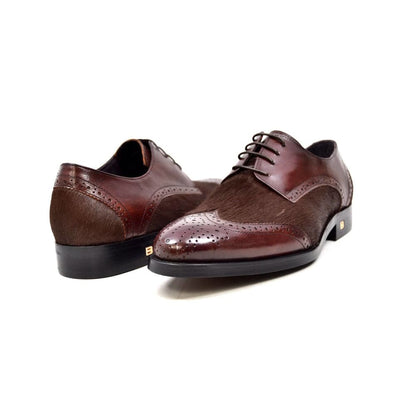 British Walkers President Men's Leather And Pony Skin Oxfords Shoes by British Walkers – Don't Panic Shoes