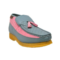 Thumbnail for British Walkers Prince Men’s Gray And Pink Leather