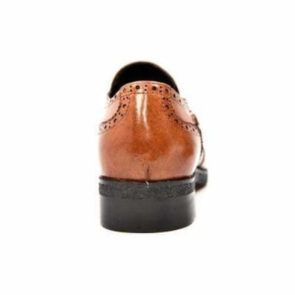 British Walkers Rick Men's Cognac Leather Slip On Shoes by British Walkers – Don't Panic Shoes